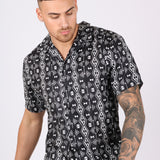 Retro Aztec Black & White Shirt