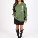 green-long-sleeve-rebel-cross-edgy-style