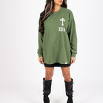 green-long-sleeve-rebel-cross-edgy-style