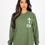 green-long-sleeve-rebel-cross-edgy-style