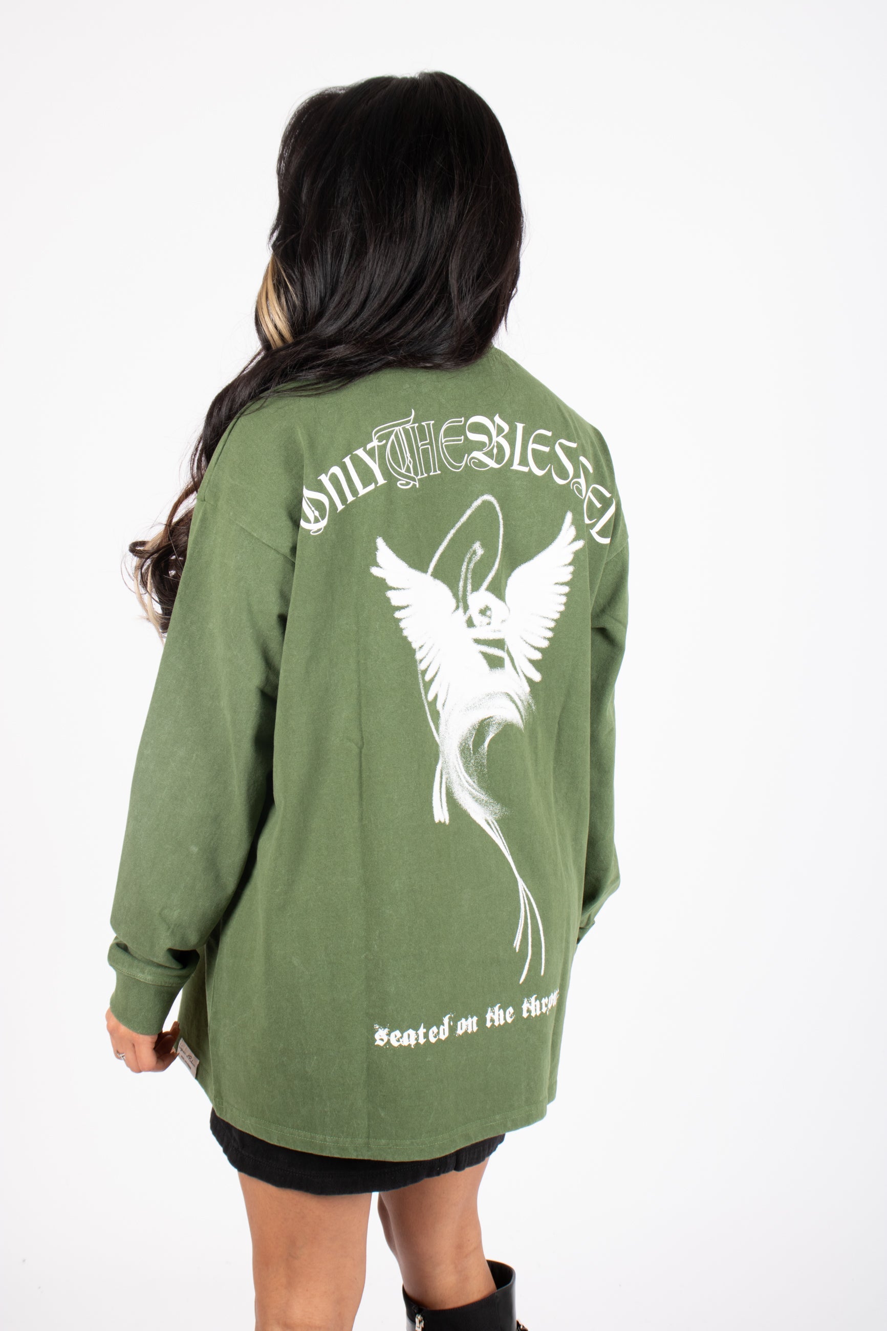 green-long-sleeve-rebel-cross-edgy-style