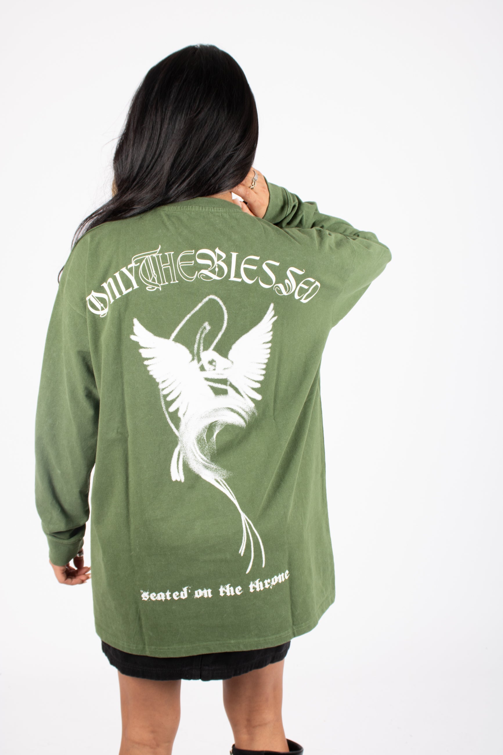 green-long-sleeve-rebel-cross-edgy-style