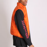 Neon Orange Puffer Gillet