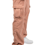 Blush Pink Corduroy Utility Cargo