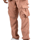 Blush Pink Corduroy Utility Cargo