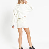 Mendez Denim Mini Utility Skirt