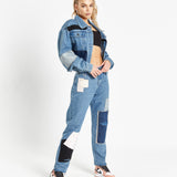 Vagabond Patchwork Mom Relaxed Jean