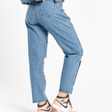 Vagabond Patchwork Mom Relaxed Jean