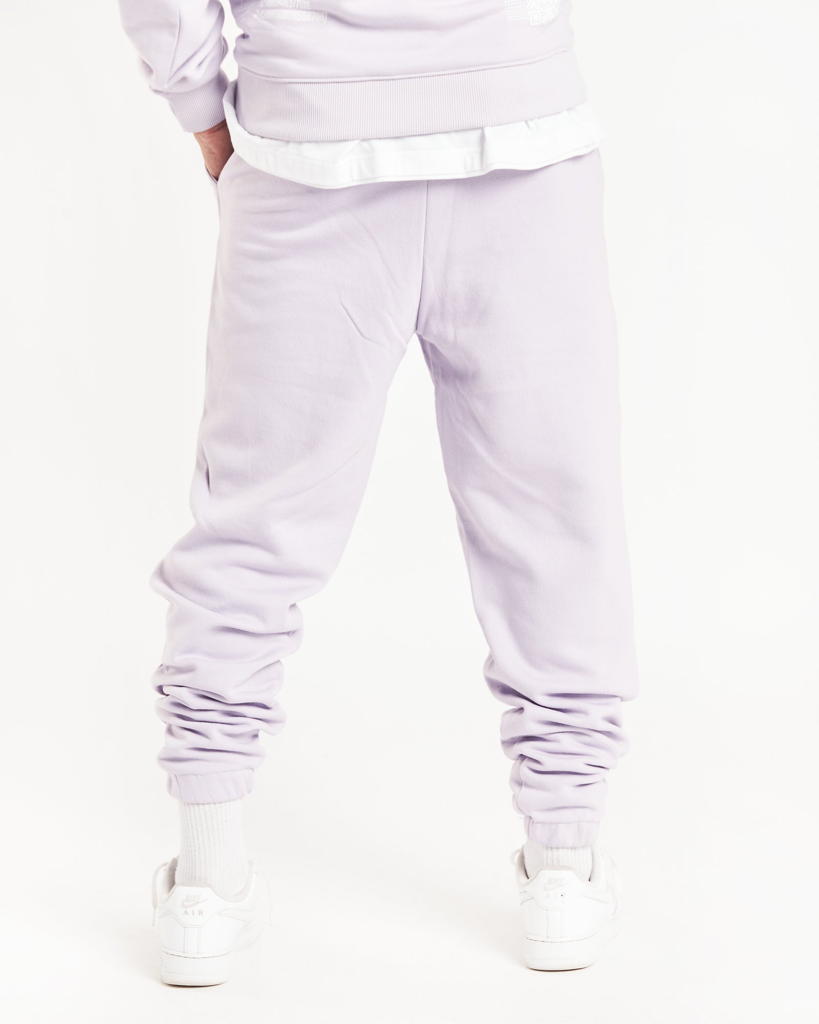 Liquor n Poker - Relaxed joggers in lilac international logo