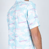 Daydreamer Clouds Print Revere Shirt