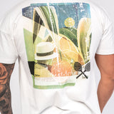 Havana Club Tennis Printed White T-Shirt