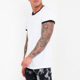 Black Tie Dye Skinny Fit Shorts