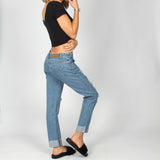 New Chaska Indigo Ripped Boyfriend Jeans